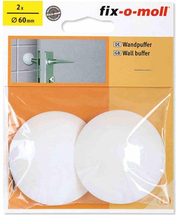 Productafbeelding Fix-o-moll Deurbuffer Ø 60 mm 2 x (2 Stuk, Ø 6 cm)