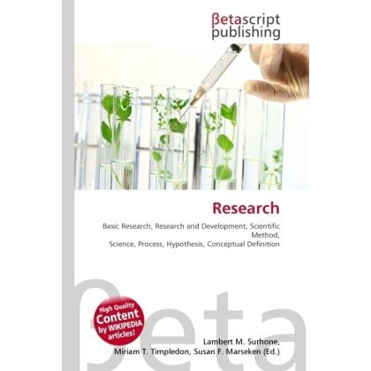 Research, Fachbücher von Lambert M. Surhone, Miriam T. Timpledon, Susan F. Marseken
