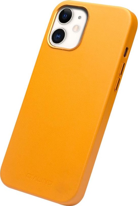 Produktbild QiAlino Hülle (MagSafe kompatibel) Orange (Apple iPhone 12)