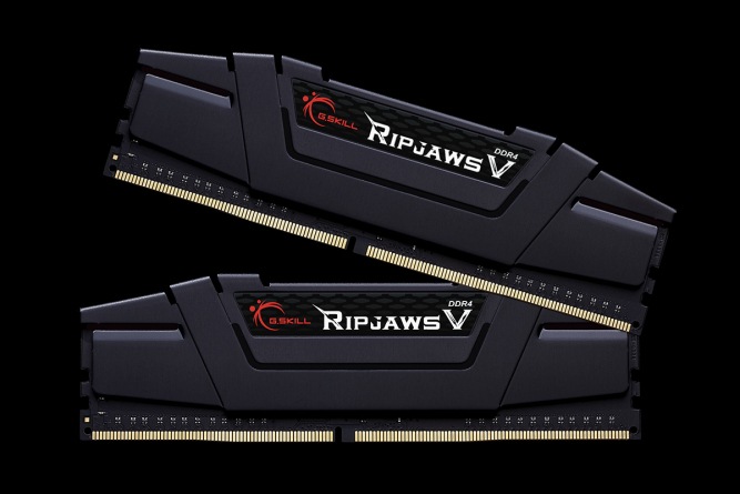 Productafbeelding G.Skill Ripjaws V (2 x 4GB, 3200 MHz, DDR4 RAM, DIMM 288 pin)