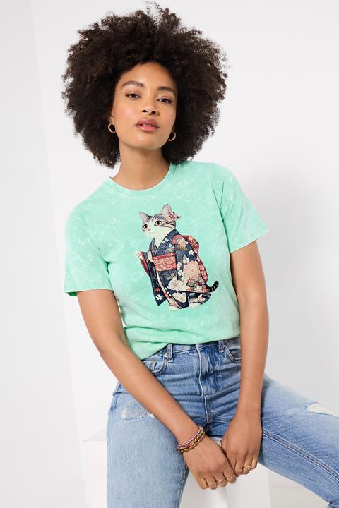 Produktbild Joe Browns Graphic Jersey Tee with Cat Print (38)