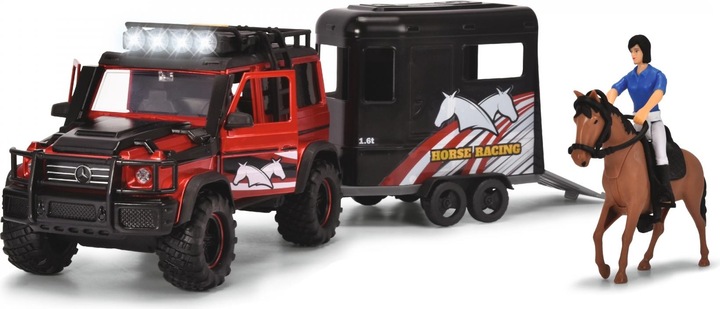 Produktbild Dickie Jeep mit Pferdeanhänger Spielset