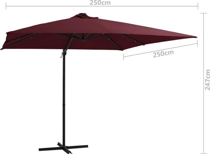Produktbild vidaXL Ampelschirm (2.50 m)
