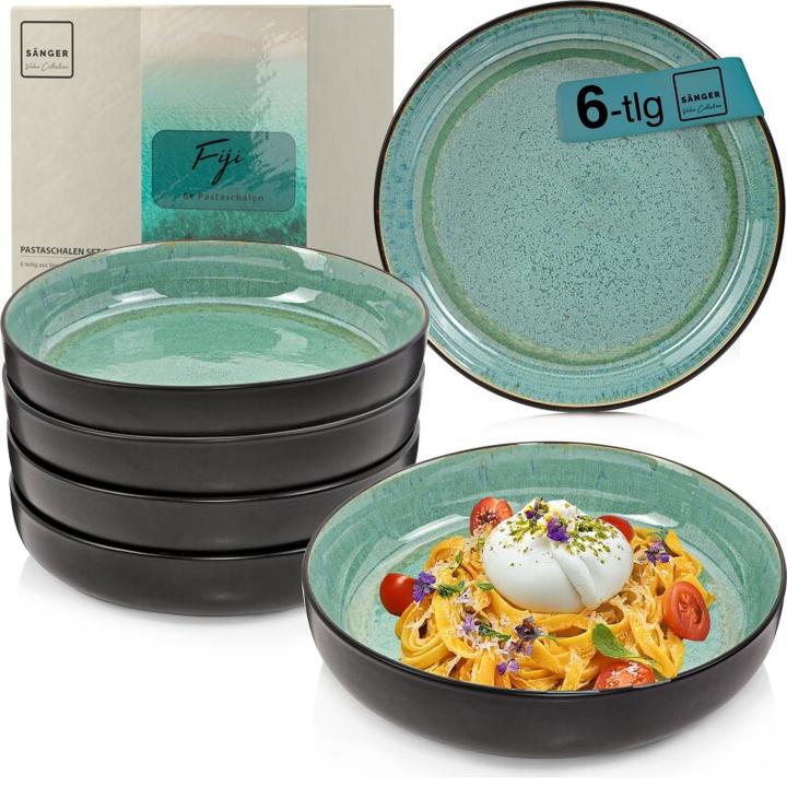 Produktbild Sänger Geschirr Pastaschalen Set Fiji (6 x, 22.20 cm)