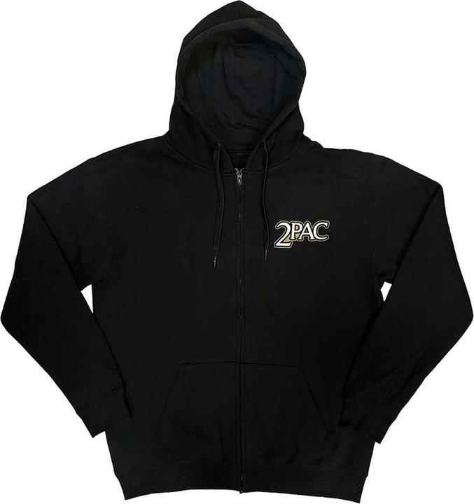 Produktbild Tupac Shakur Hoodie mit durchgehendem Reissverschluss (XL)