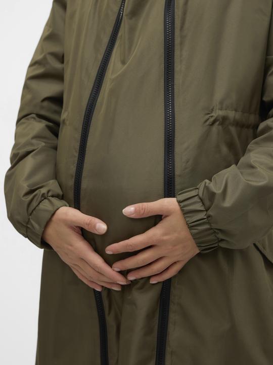 Actual product image Mamalicious Stand-up collar Elasticated cuffs Coat jacket (M)