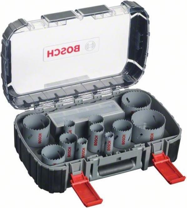 Immagine prodotto Bosch Professional Zubehör Set di seghe a tazza da 17 pezzi, HSS bimetallico, universale, 20-64/76 mm (22, 25, 32, 35, 40, 44, 51, 60, 64, 76 millimetri)