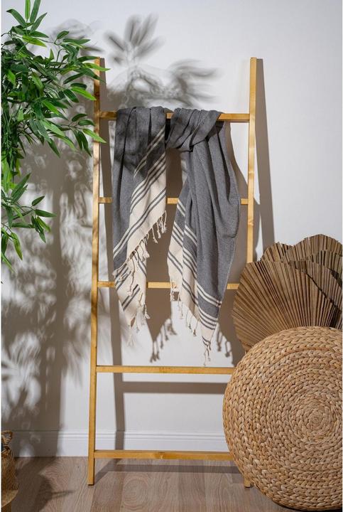 Image du produit Foutastic Strandtuch New Diamond Anthracite, Schnelltrocknend: Ja (170 x 90 cm)