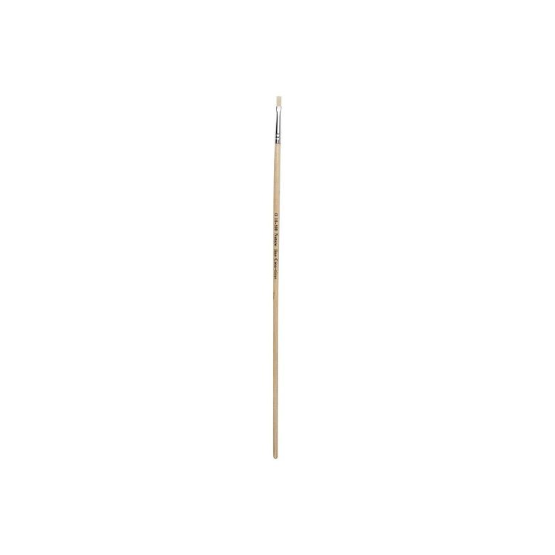 Creativ Company, Pinsel, Houten Kwasten nr. 0, Lange Steel, 12st. (4 mm)