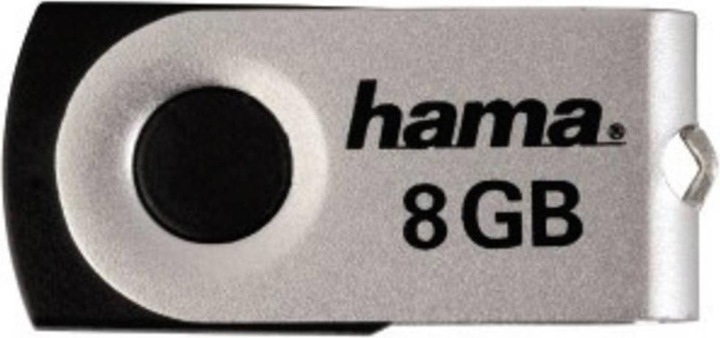 Immagine prodotto Hama FlashPen ruotare (8 GB, USB-A, USB 2.0)