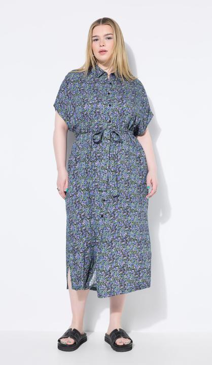 Image du produit Studio Untold Robe chemisier, longueur maxi, imprimé à fleurs (50, 52)