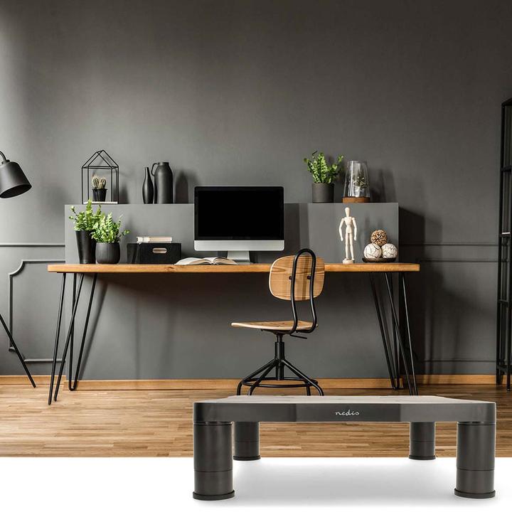 Image du produit Nedis Support d'écran | Ergononmie : Yes | Charge maximale : 18 kg | Universel | Hauteur réglable
