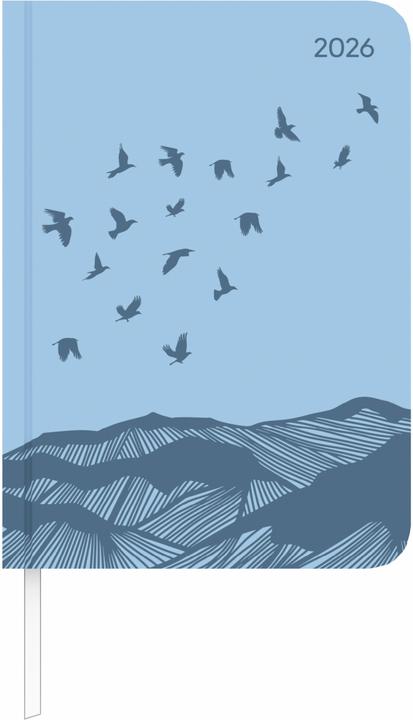 Alpha Edition Lady Journal Deluxe Sky 2026 - Taschen-Kalender A6 (10,7x15,2 cm) - Tucson Einband - mit (Deutsch)