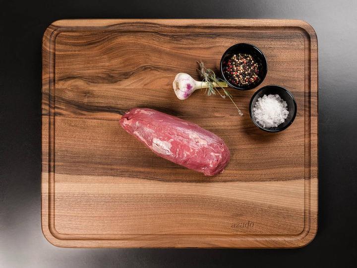 Actual product image Azado Solid chopping board with juice groove