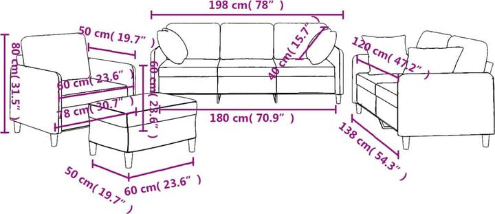 Produktbild vidaXL Gilad (Polstergruppe)