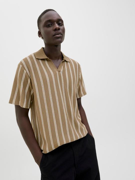 Image du produit Jack & Jones Gestreift Fly-Away Kragen Poloshirt Poloshirt (XL)
