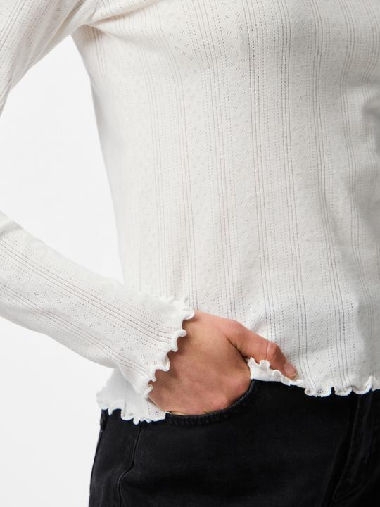Produktbild Pieces Pcmarie Ls O-Neck Poin Top Jrs Noos Bc (L)