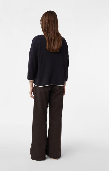 Produktbild Comma Strickpullover Pullover im Boxy Fit mit Kontrastdetails (36)