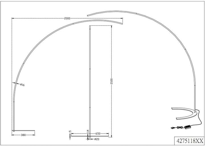 Produktbild micasa Shanghai (1800 lm)