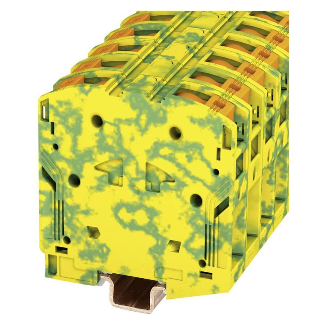 Phoenix Contact Hochstromklemme, Elektronikkabel + Stecker, Grün