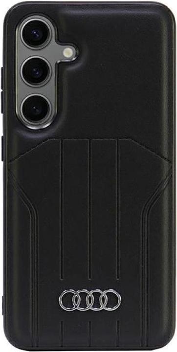 Produktbild Audi Synthetic Leather MagSafe S921 czarny/black hardcase AU-TPUPCM-Q5/D1-BK (Samsung Galaxy S24)