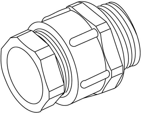 Produktbild Kleinhuis 1250M2521 VERSCHRAUBUNG M25 METRISCH 4011126365153