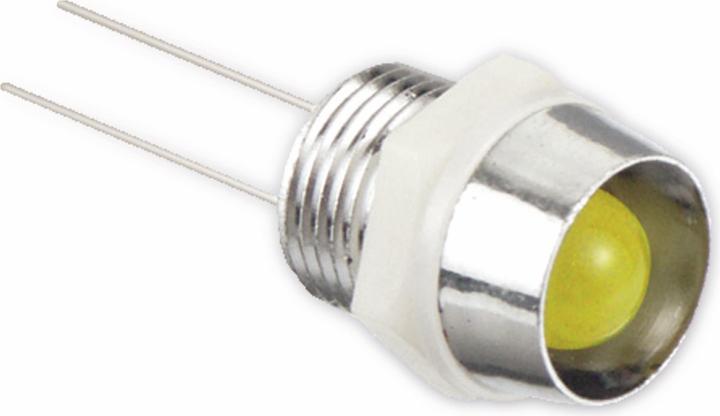 Image du produit Eneroid BLANKO LED avec douille 3 mm jaune 10 pièces