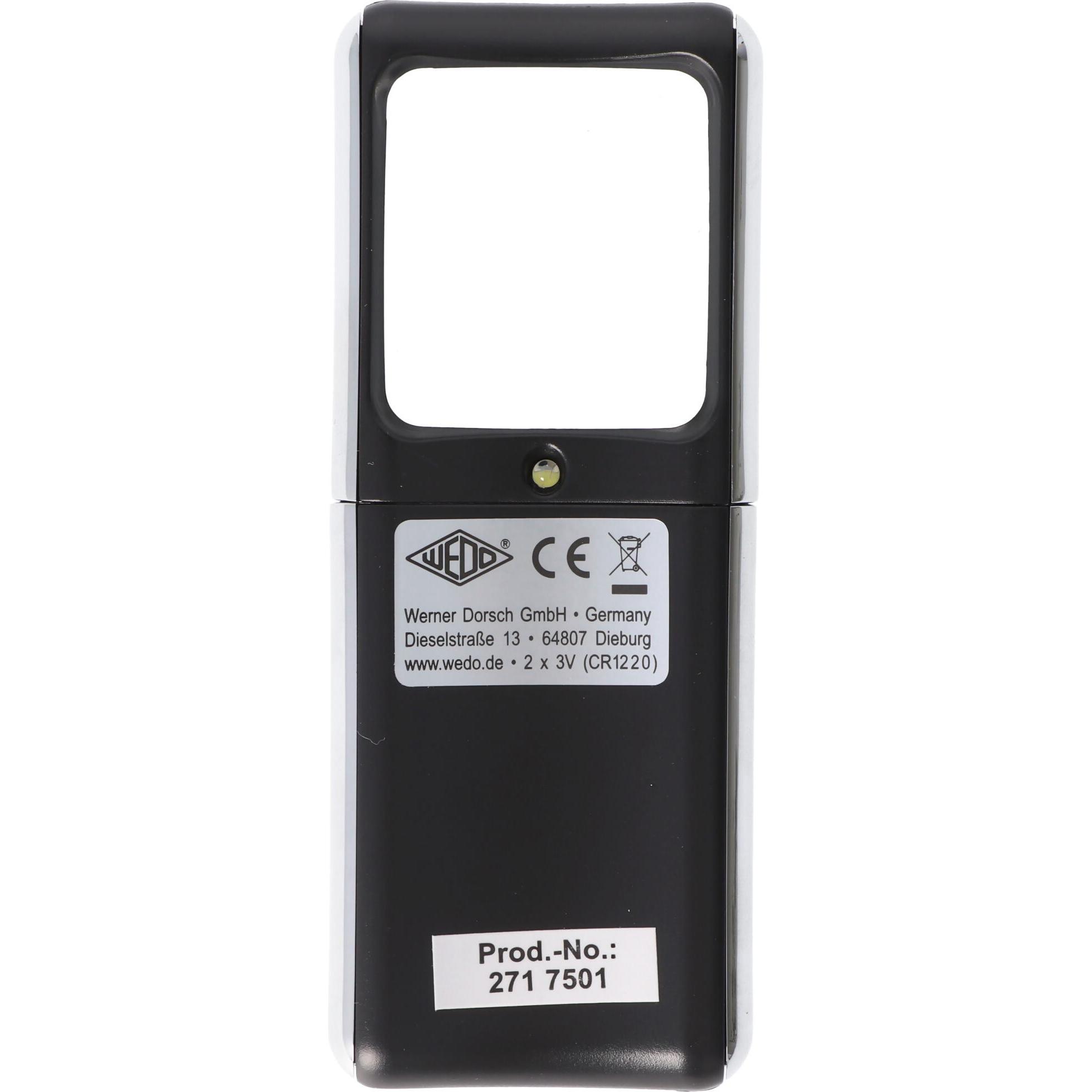 Wedo Rechtecklupen mit LED Beleuchtung (271 7501)