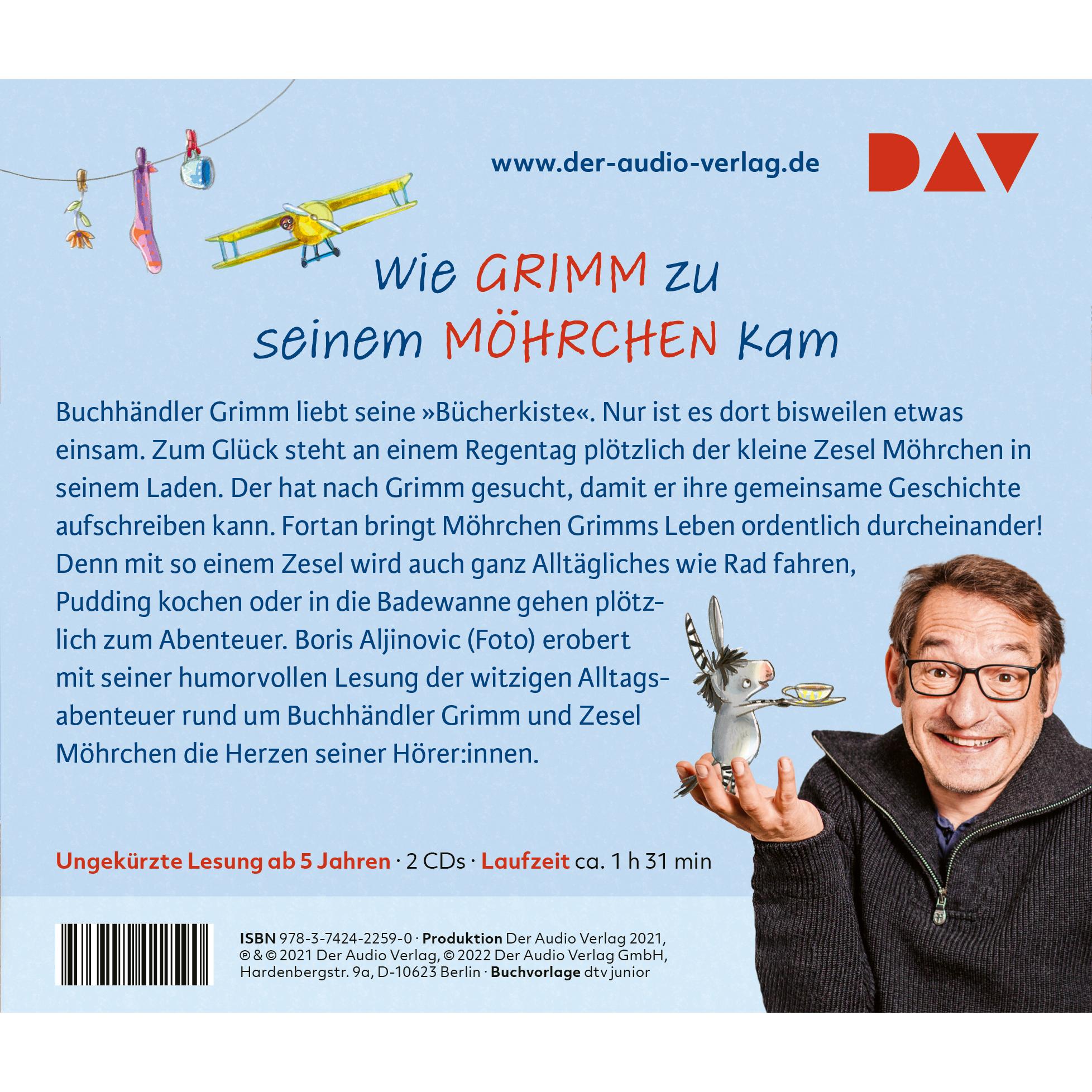 Thumbnail - Grimm und Möhrchen – Teil 1: Ein Zesel zieht ein, Hörbücher von Stephanie Schneider, Frank Gustavus, Stefanie Scharnberg...