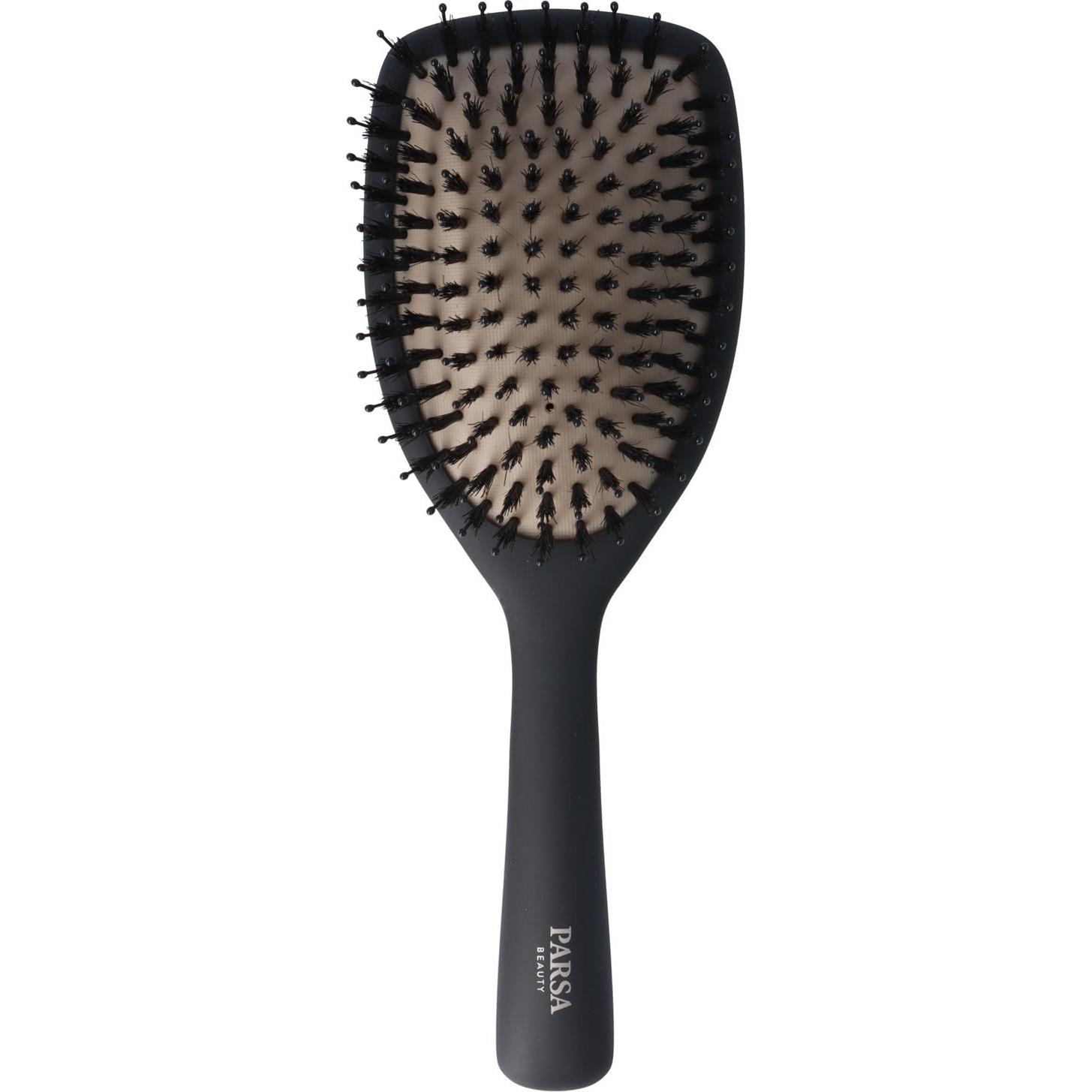 Parsa Beauty, Haarbürste + Kamm, PARSA Keratin Care & Shine Paddlebürste, schwarz
