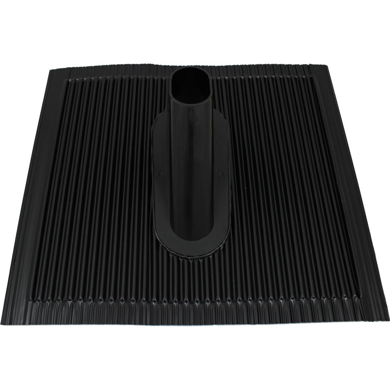 Televes ABZ60S Aluziegel schwarz f.Masten bis 60mm 50x45cm 244002 (244002), TV Zubehör, Schwarz