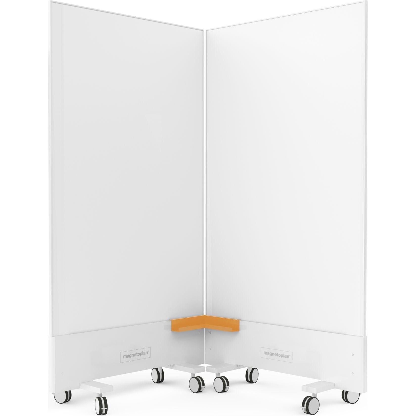 Thumbnail - Magnetoplan, Zubehör Präsentieren, MAGNETOP. Eckablageschale Infinity Wall 114661028 melonengelb 42x42x8.5cm
