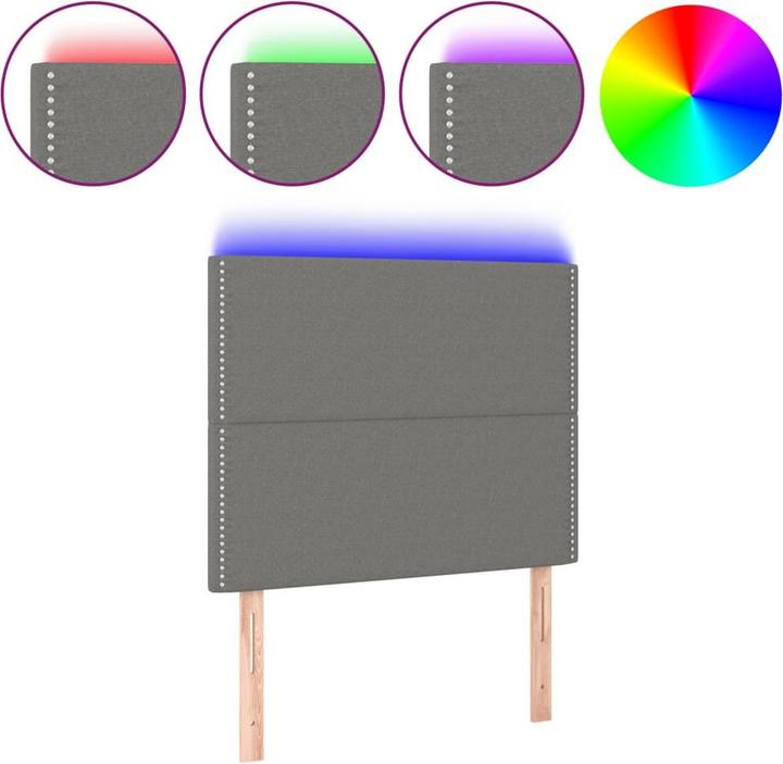 Actual product image vidaXL LED Kopfteil (80 x 5 x 128 cm)
