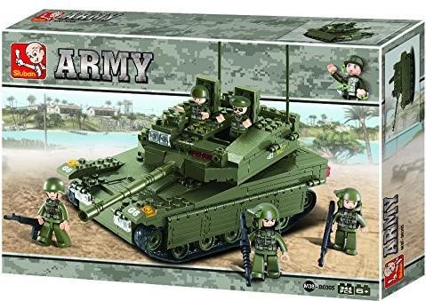 Immagine prodotto Sluban costruttore, carro armato Merkava, 344 det.