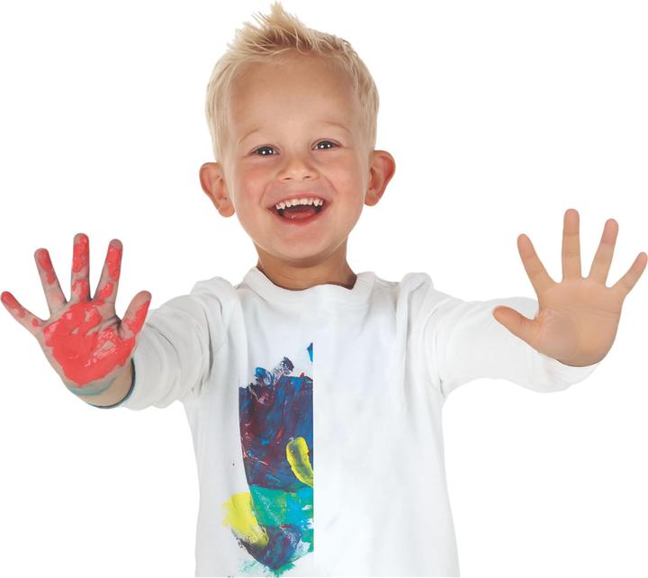 Produktbild Ses Fingerfarbe Pastell 6 Farben x 45 ml (Pastell-blau, Pastell-Grün, Lila, Pastell-Gelb, Pastell-Orange, Pastell-rosa, 270 ml)