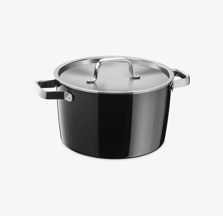 Produktbild WMF Fleischtopf schwarz (24 cm, Kochtopf, Stahl)