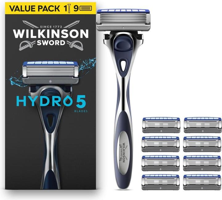 Immagine prodotto Wilkinson Hydro 5 Hautschutzrasierer + 9 Köpfe