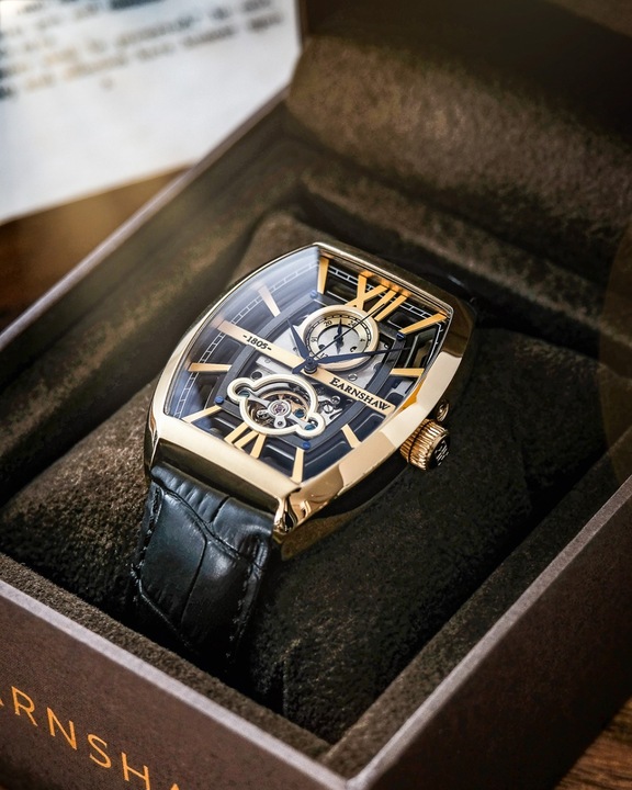 Actual product image Thomas Earnshaw ES-8111-02 Men's watch Holborn Skeleton Automatic 40mm 5ATM (Analogue wristwatch)