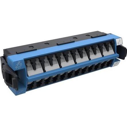 Commscope 360 distributions adapter singlemode, 12x LC duplex blå, Netzwerkkabel