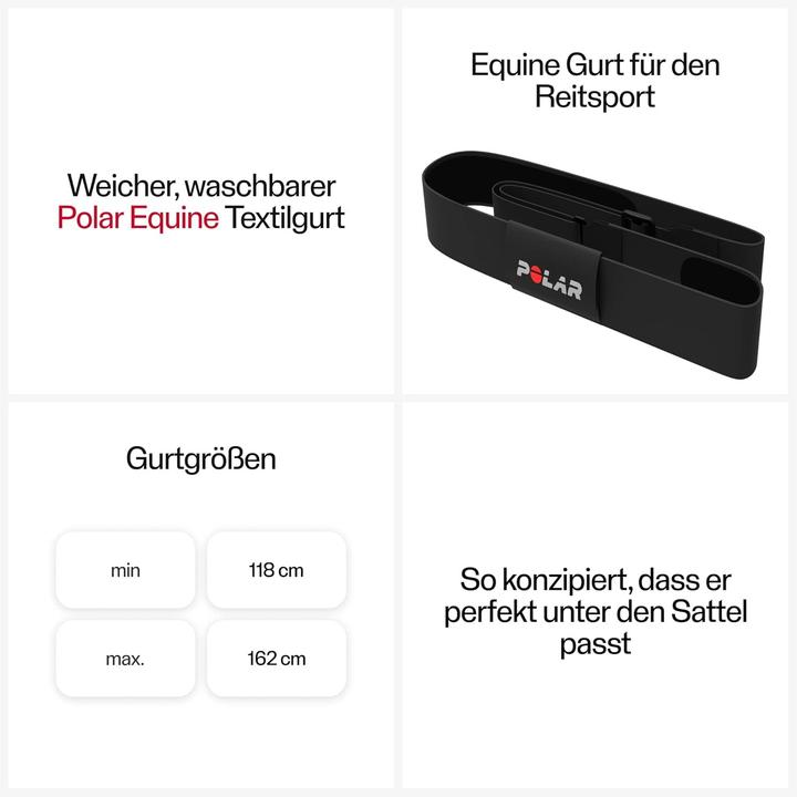 Produktbild Polar Equine borstband voor paardrijden