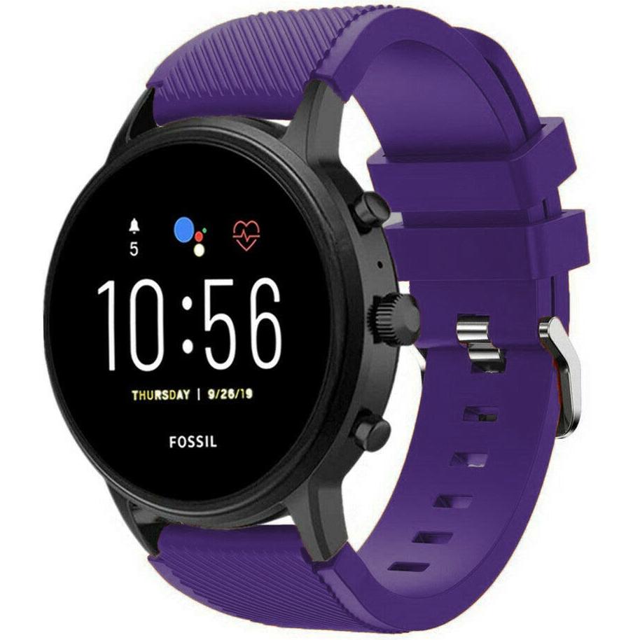 Thumbnail - Strap-it Silikonarmband (22 mm, Silikon), Uhrenarmband, Violett