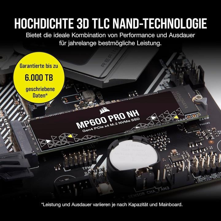 Image du produit Corsair MP600 Pro NH (8000 Go, M.2 2280)
