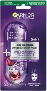 Garnier Pro-Retinol Ampoule Sheet Mask Smoothing Ampoule In Mask On Fabric With Pro-Retinol 19G