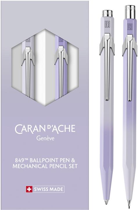 Caran d'Ache Blooming Lavender (Lavande pastel, Gris, 2 x)