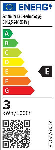 Energie-Label kaiserkraft LED-Maschinenleuchte Workis 11 (100 lm)