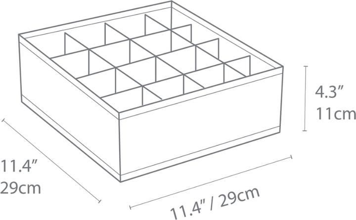 Immagine prodotto Bigso Organizzatore SOFT Beige - 16 scomparti (29 x 29 x 11 cm)
