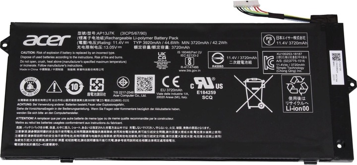 Actual product image Acer KT.00304.008 (3 Cells, 3920 mAh)