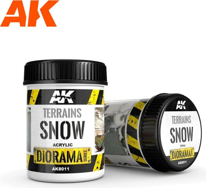 Immagine prodotto AK Interactive Dioramas - Terrains Snow (250 ml) (Base Acrylique) (250 ml)