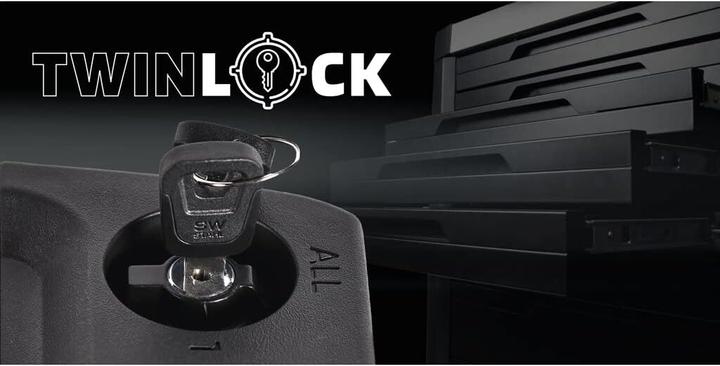 Produktbild SW-Stahl Z3113 Profi Werkstattwagen TT801 blau I 8 Schubladen I 4 Schubladen gefüllt I 246 teilig I (246 x)