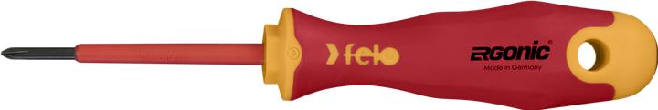 Productafbeelding Felo Ergonic Ph0 x 60mm geïsoleerde kruiskopschroevendraaier (41400190)